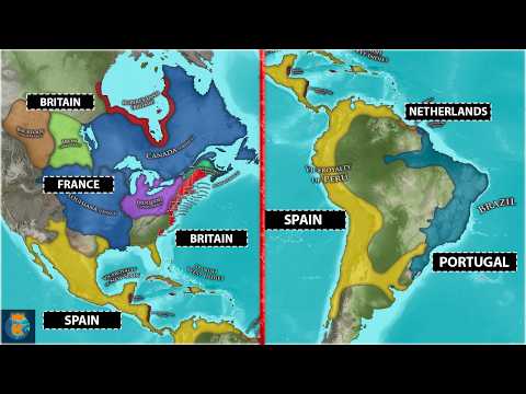 How did Europe Colonize The Americas? (1642 - 1700)