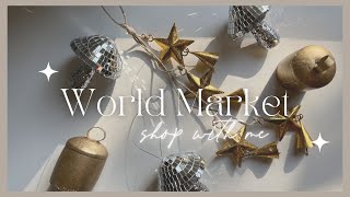 World Market Christmas Shop with me | Hostess with the mostess