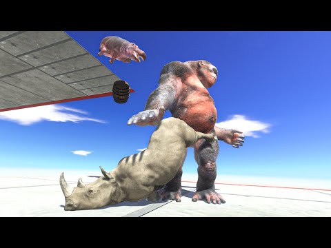 Run and Jump to the Fortress - Animal Revolt Battle Simulator