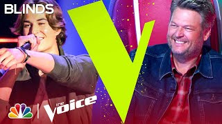 Brayden Lape&#39;s Charming Country Twist on Niall Horan&#39;s &quot;This Town&quot; | The Voice Blind Auditions 2022