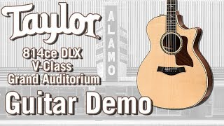 Video thumbnail for New For 2018 - Taylor 814ce DLX V Class Bracing Acoustic Guitar Demo by Alamo Music Center