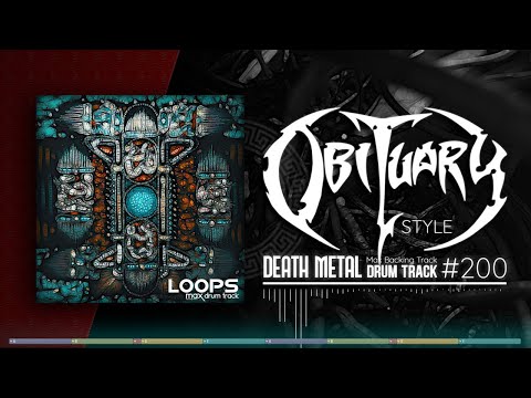 Death Metal Drum Track / Obituary Style / 85 bpm