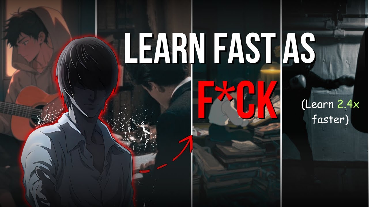 How to LEARN Anything Way FASTER Than anyone