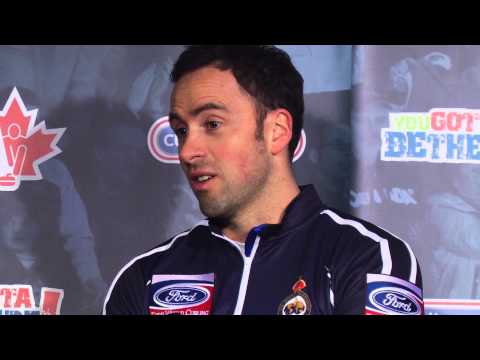 Draw 2 Media Scrum - 2013 Ford World Men's Curling Championship