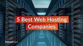 5 Best Web Hosting Companies 2020