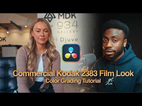 Commercial Film Look with Kodak 2383 - DaVinci Resolve Color Grading Tutorial