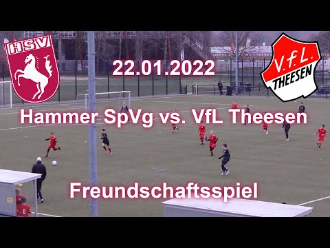Hammer SpVg D1 vs. VfL Thessen D1  --  Freundschaftsspiel  --  22.01.2022