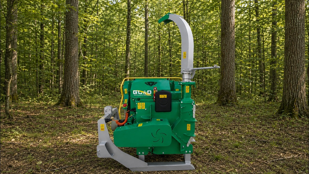 Video preview: Fusion M235DS wood chipper up to 23 cm with roller and chain