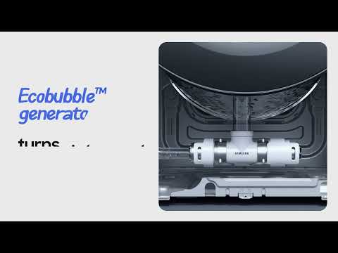 What Is Ecobubble Washing Machine Technology | Samsung Core Tech | Samsung UK
