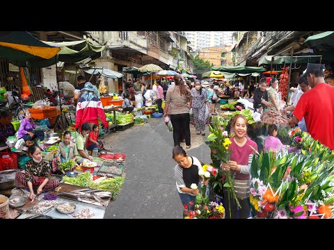 3 Markets In Phnom Penh City - Orussey, Boeng Trabek, & Boeng Tompun Market Food Tour