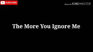 Morrissey The More You Ignore Me Lyrics