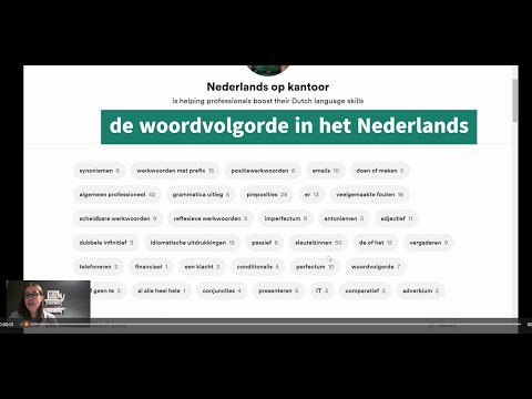 zakelijk Nederlands B1/B2 - woordvolgorde in de bijzin - word order in subclause #learndutch #nt2