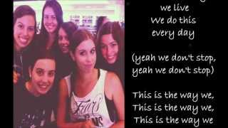 Cimorelli - The Way We Live {Lyrics}
