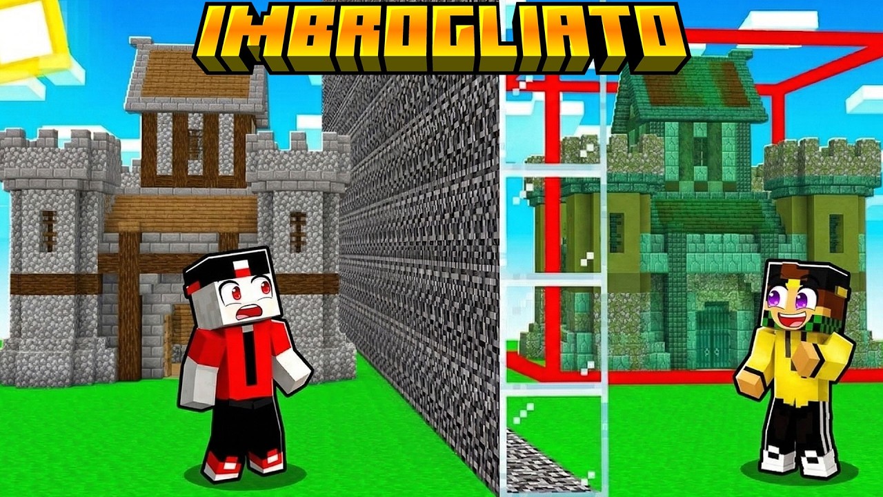 HO IMBROGLIATO CON IL ONE WAY GLASS LOCO nella GARA DI COSTRUZIONE - MINECRAFT