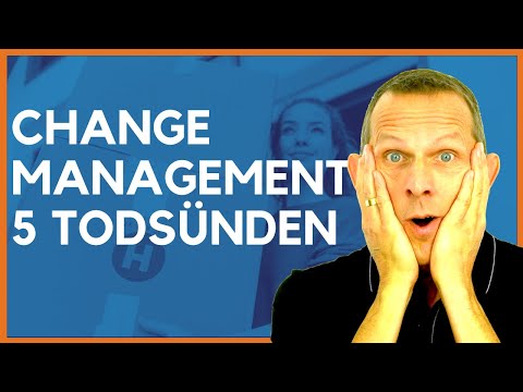 Changemanagement - die 5 größten Fehler, die Du in Deinem Change-Projekt vermeiden musst