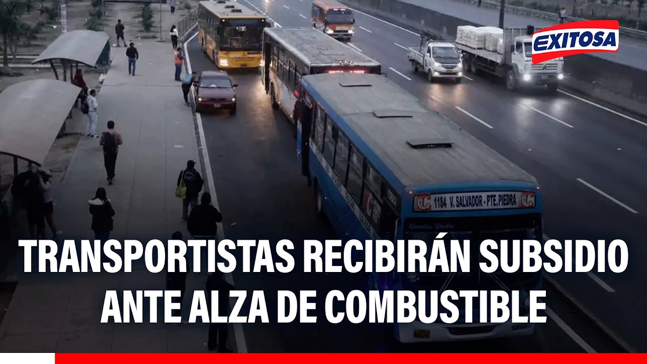 🔴🔵 Transporte urbano recibirá subsidio ante alza del combustible e inseguridad