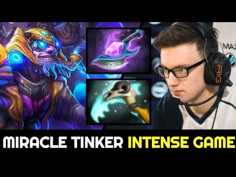 MIRACLE Mid Tinker — Intense Game vs Scepter Ember Spirit 7.28 Dota 2