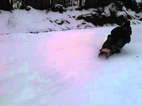 Cu sania la Valea lui Darie