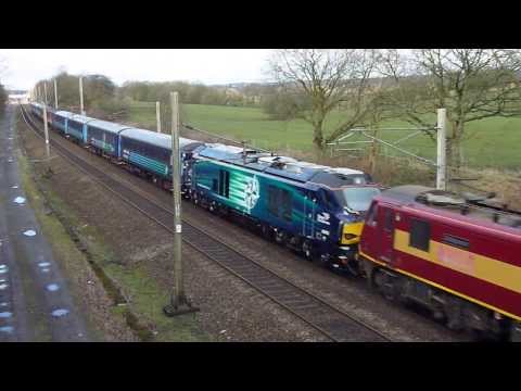 5Z69 90020 + 68002‏ Kingmoor to Crewe