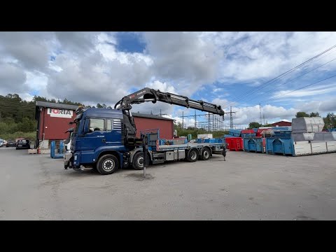 Köp Kranbil MAN TGS 35.500 8X4H-6 BL på Klaravik