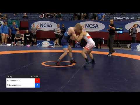 60 Kg Consolation Drake Foster Unattached Vs Taylor LaMont Sunkist Kids Wrestling Club