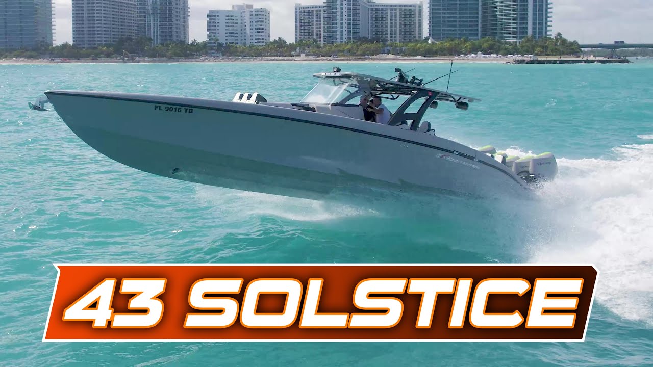 Midnight Express 43 Solstice - Drone Video