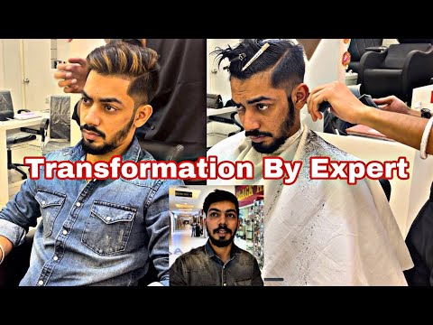 Makeover ( male ) New look with hair color | ASH Salon...