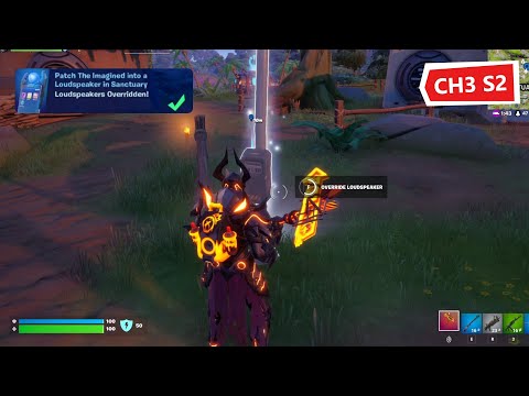 Patch The Imagined into Loudspeaker in Sanctuary in Fortnite Week 10 Resistance Quest