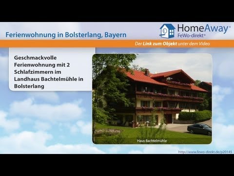 Allgäu: Geschmackvolle Ferienwohnung mit 2 Schlafzimmern im Landhaus - FeWo-direkt.de Video