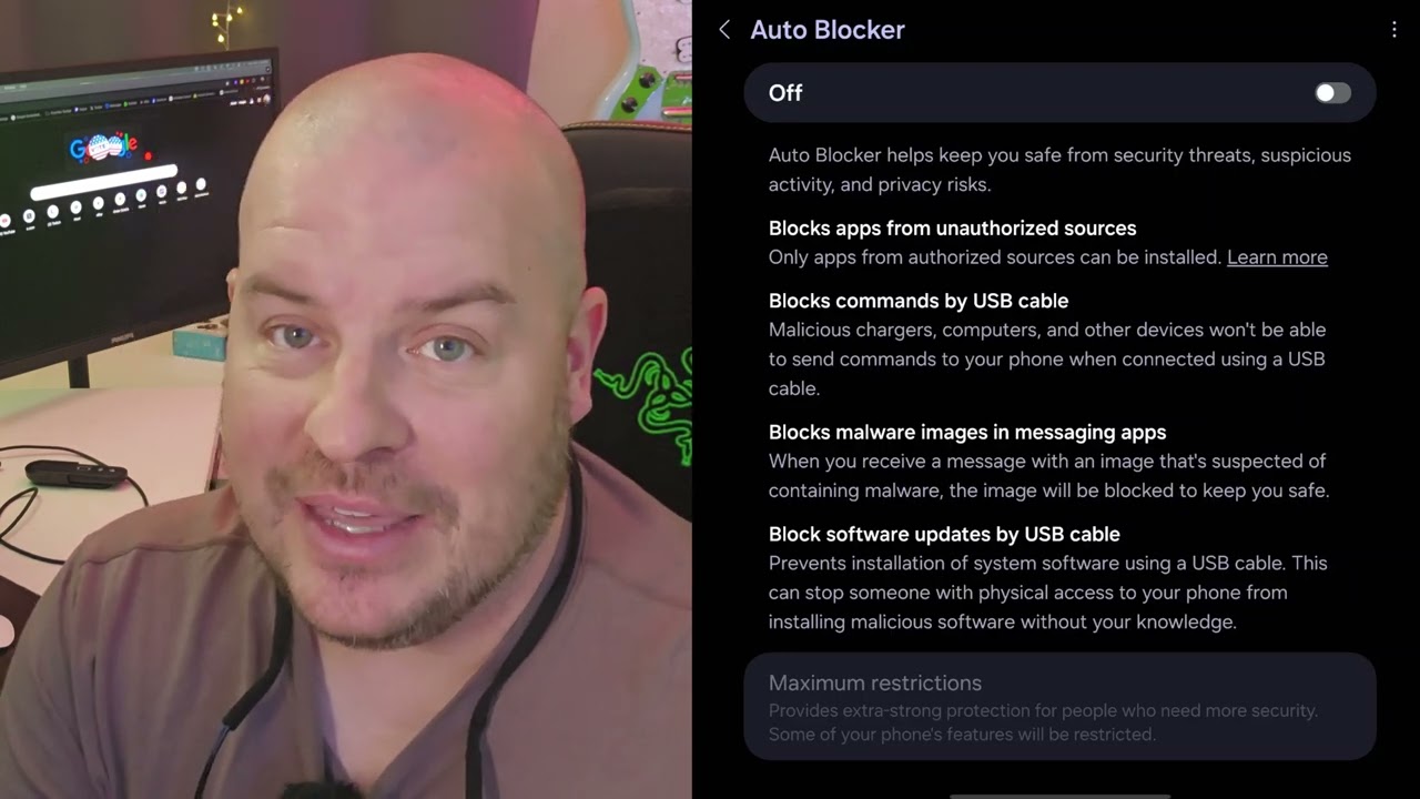 Samsung Galaxy Auto-Blocker