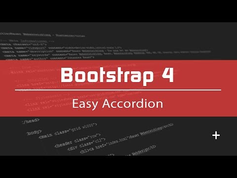 Bootstrap 4 Tutorial #12 - Wir spielen Akkordeon