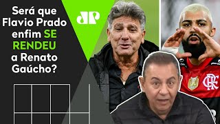 Não seria hilário? Flavio Prado fala de Renato Gaúcho voando no Flamengo!