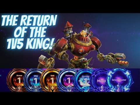 Gazlowe RoboGobo - The Return of 1v5 King! - B2GM Season 5 (Bronze 4)