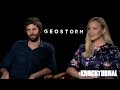 Gerard Butler Jim Sturgess Abbie Cornish Dean Devlin Talk Geostorm