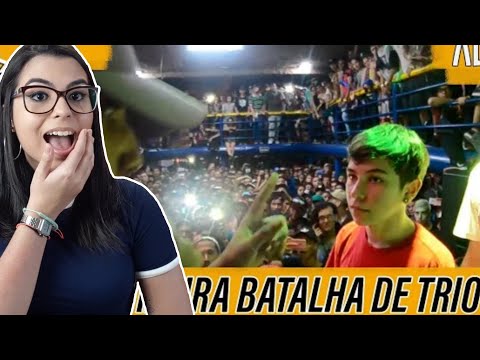 REACT | THIAGO, LEOZIN E CHRIS x CESÁR, DUDU E ARAPS | GRANDE FINAL | BATALHA DE TRIO