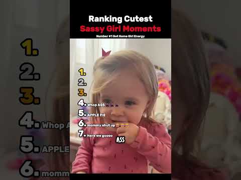 Ranking the Cutest Sassy Girl Moments 😎✨
