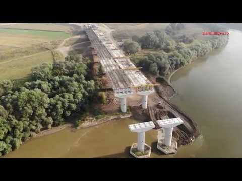 Video, autostrada Sebes Turda, lotul 1, podul Mures, 4 septembrie 2018