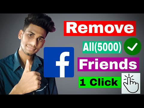How To Delete All Facebook Friends In One Click || Unfriend All Facebook Friends(2020)