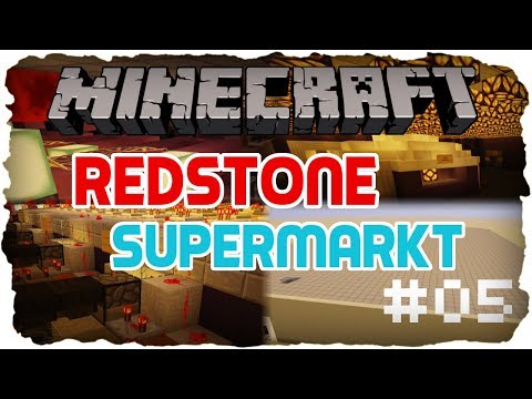 Minecraft |📦 Redstone Supermarkt 📦| Folge 5: Jetzt endlich das Item System