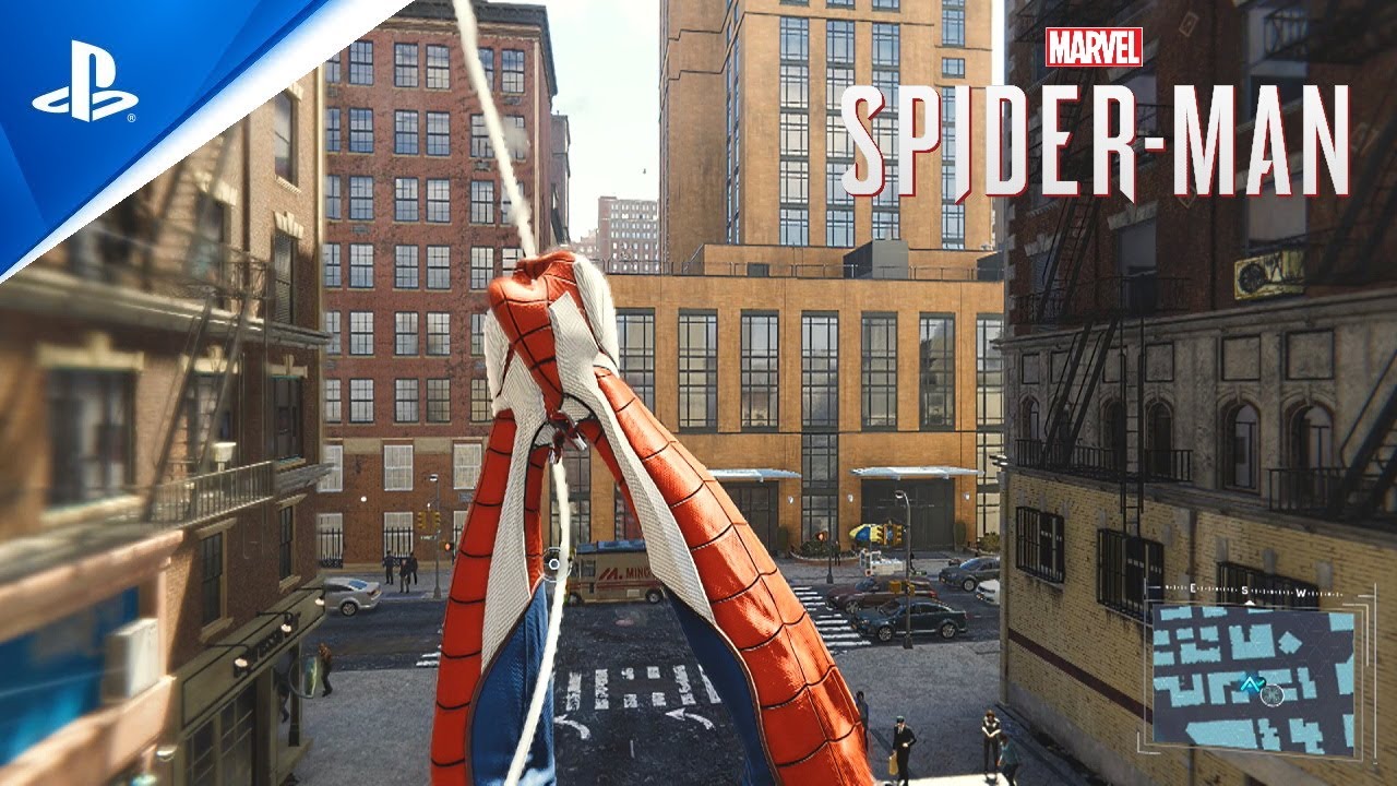 First Person Web Swinging in Marvel's Spider-Man 2 - YouTube