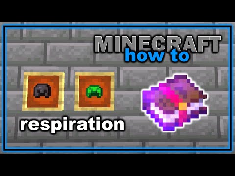 How to Get and Use Respiration Enchantment in Minecraft! | Easy Minecraft Tutorial