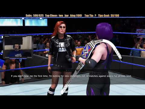 WWE 2K20 My Career Mode playthrough pt15 - Facing The Man's "Savages"