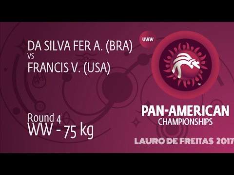 Round 4 WW - 75 kg: A. DA SILVA FER (BRA) df. V. FRANCIS (USA) by TF, 10-0