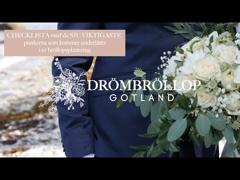Cheklista inför er bröllop!