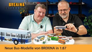 Modellbus-Sammler aufgepasst: Die neuesten BREKINA 1:87 Busmodelle von Mercedes, Saviem & mehr!