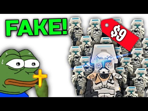 I Bought a FAKE LEGO Star Wars Clone Army! (actually good?)