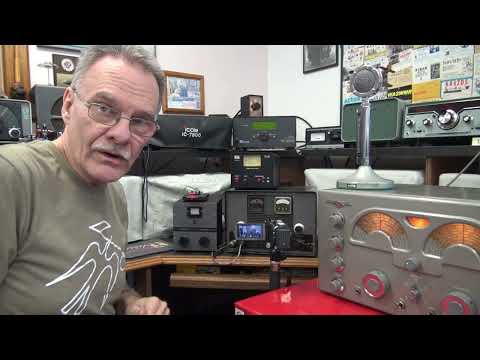 Ham Radio tube transmitter showdown Johnson Challenger vrs Heathkit DX-60B Screen Modulation duel!