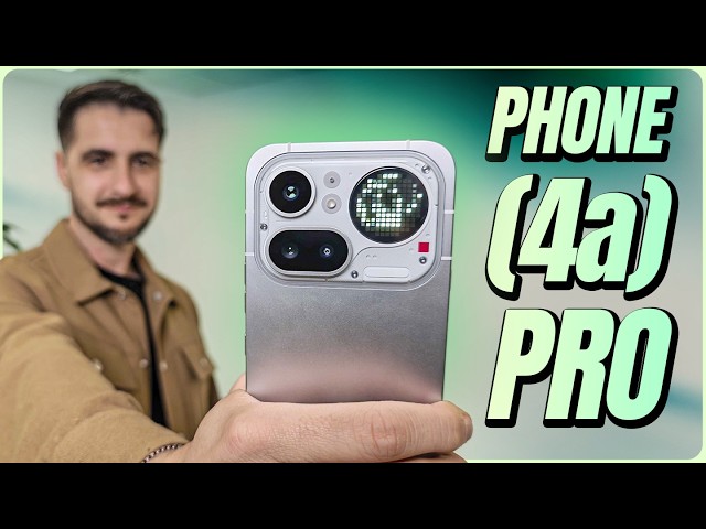 Vídeo relacionado con Nothing Phone (4a) - Triple Cámara 50MP, Ultra Zoom 70x, Smartphone Transparente, Batería Larga Duración, Carga Rápida 50W, AMOLED 120Hz, Glyph Bar, 12GB+256GB - Negro