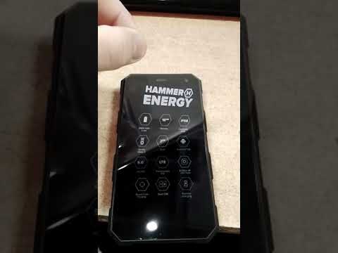 Unfoiling: myPhone Hammer Energy main screen