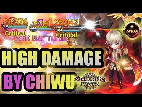 HIGH DAMAGE BY CHIWU (BUILD DAMAGE) - Summoners War